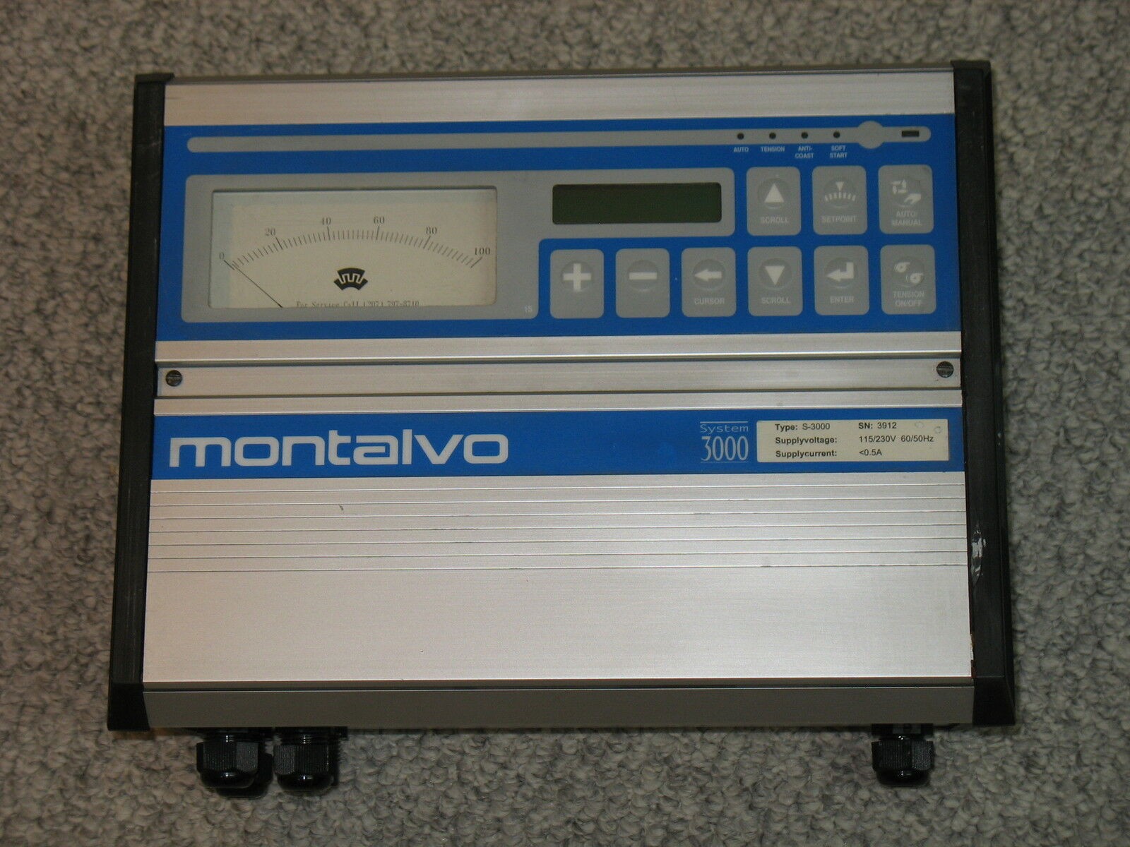 Montalvo S-3000张力控制器维修